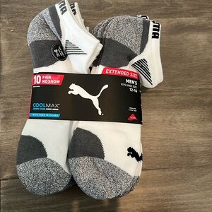 Puma brand NEW men’s no-show extended socks